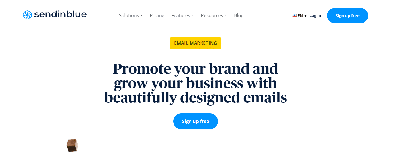 sendinblue email marketing platform for small businesses