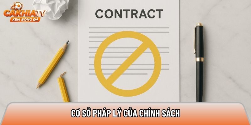 Cơ sở pháp lý của chính sách